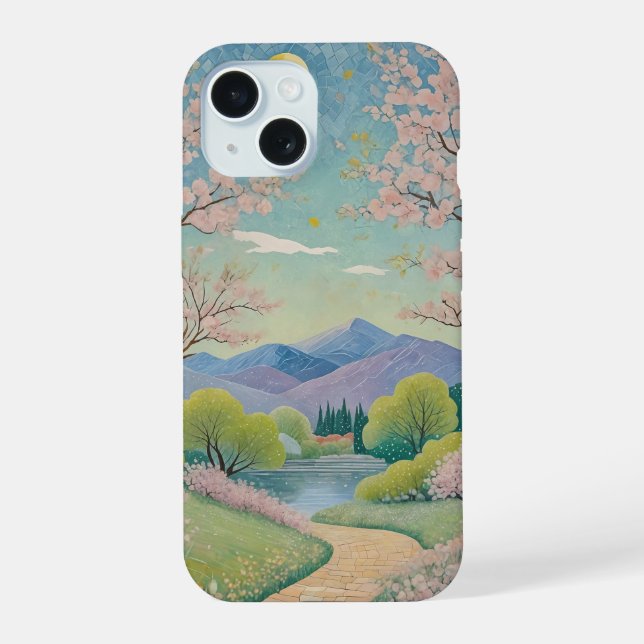 Celestial Springpath Iphone Case (Back)
