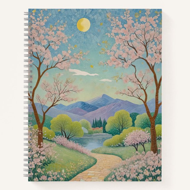 Celestial Springpath Notebook (Front)