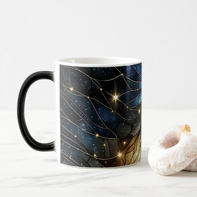 Celestial Stained Glass Art mug (With Donut)