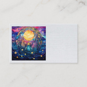 Celestial Stained Glass Business Cards