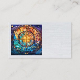Celestial Stained Glass Business Cards