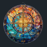 Celestial Stained Glass Dartboard<br><div class="desc">celestial stained glass dartboard</div>