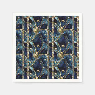 Celestial Stained Glass Napkins