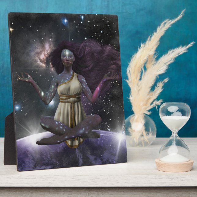 Celestial Star Goddess Starseed Inanna Venus Plaque (Side)