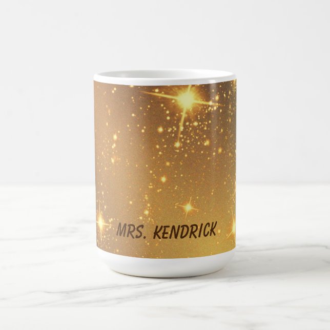 Celestial Star Universe Personalized Coffee Mug (Center)