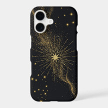 Celestial Starburst Gold Black