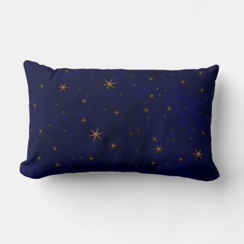 Celestial Starry Night Lumbar Pillow