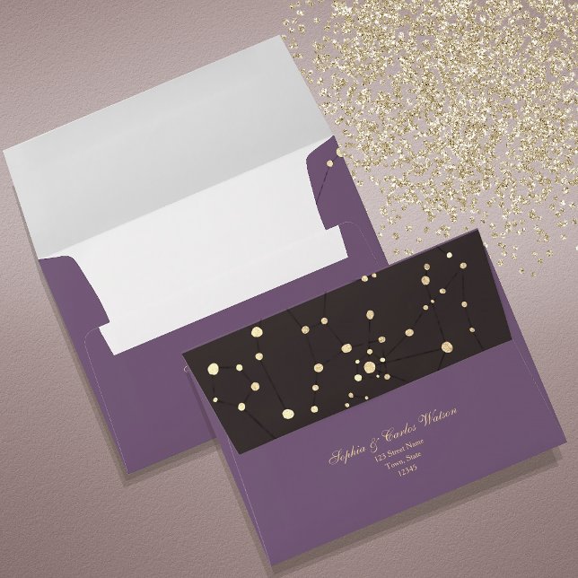 Celestial Starry Night Wedding Envelope (Creator Uploaded)