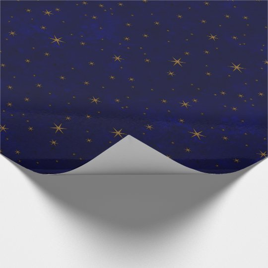 Celestial Starry Night Wrapping Paper | Zazzle.com
