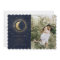 Celestial Stars Two Photo Wedding Thank You Card