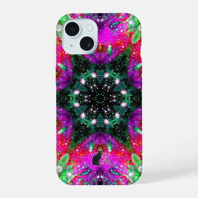 Celestial Stellar Kaleid Iphone Case (Back)