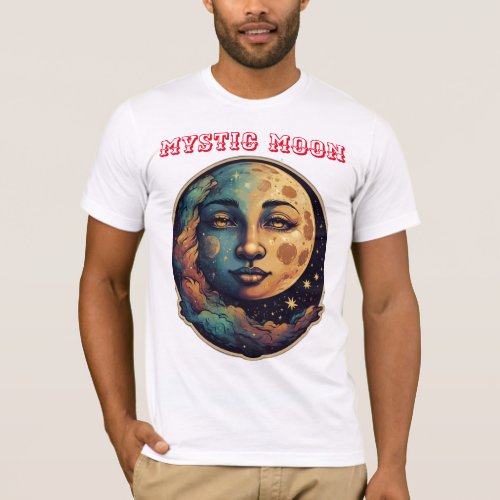 Celestial Sticker Designs Mystical Moons  Magica T_Shirt