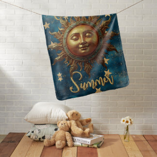 Celestial Summer Celebrate Summer  Baby Blanket