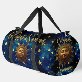 Celestial Summer Celebrate Summer  Duffle Bag