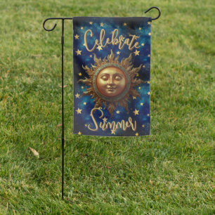 Celestial Summer Celebrate Summer Garden Flag