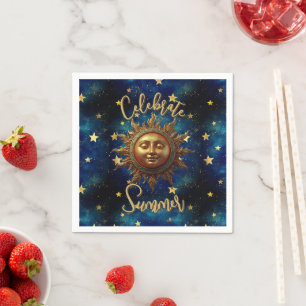 Celestial Summer Celebrate Summer Napkins
