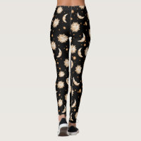 Legging Leggens do Tema Celestial e Sun | Zazzle Brasil