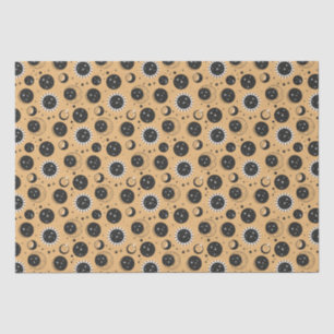 Celestial Sun and Moon Pattern Tissue Paper