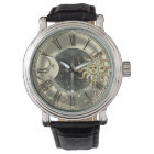 Celestial Sun And Moon Wall Clock