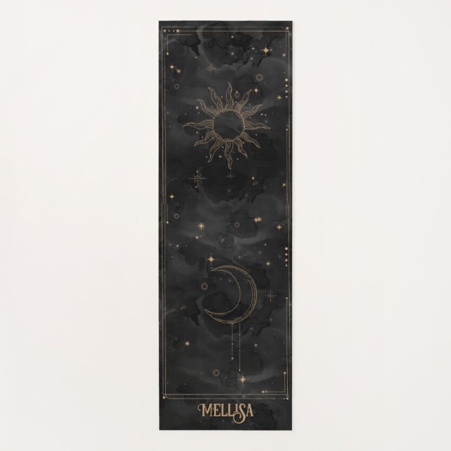 Celestial Sun and Moon Yoga Mat (Front)