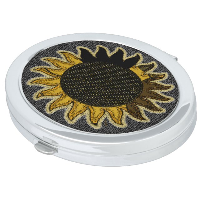 Celestial Sun (black and gold) Vanity Mirror (Turned)