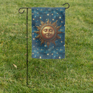 Celestial Sun Garden Flag
