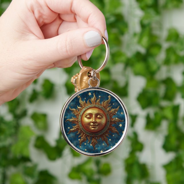 Celestial Sun Keychain (Hand)