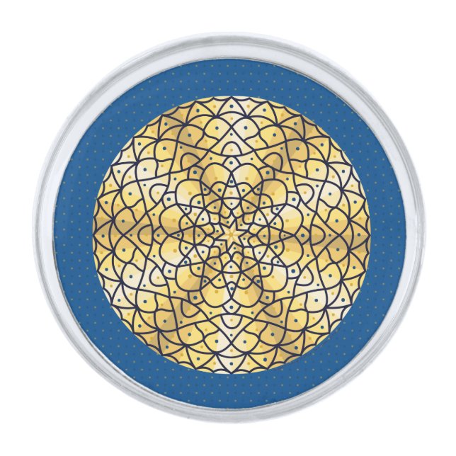 Celestial Sun Lapel Pin (Front)