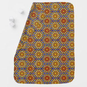 Celestial Sun Mandala  Baby Blanket