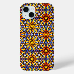 Celestial Sun Mandala iPhone 15 Plus Case