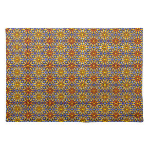 Celestial Sun Mandala  Cloth Placemat