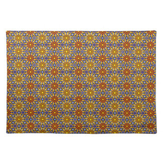 Celestial Sun Mandala Cloth Placemat