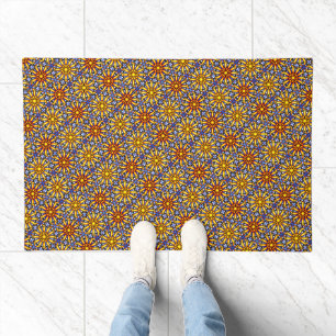 Celestial Sun Mandala Doormat
