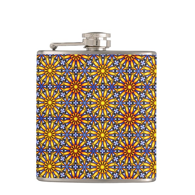 Celestial Sun Mandala Flask (Front)