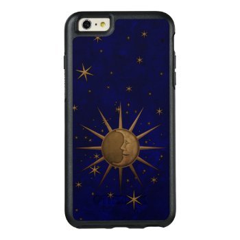 Celestial Sun Moon Brass Bas Relief Graphic Otterbox Iphone 6/6s Plus Case by Rage_Case at Zazzle