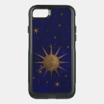 Celestial Sun Moon Brass Bas Relief Graphic Otterbox Commuter Iphone Se/8/7 Case at Zazzle