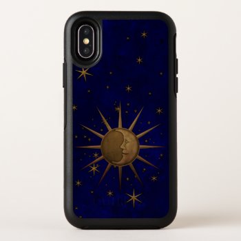 Celestial Sun Moon Brass Bas Relief Graphic Otterbox Symmetry Iphone X Case by Rage_Case at Zazzle