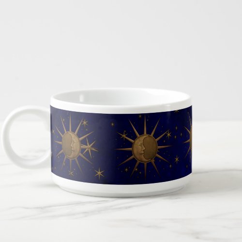 Celestial Sun Moon Starry Night Bowl