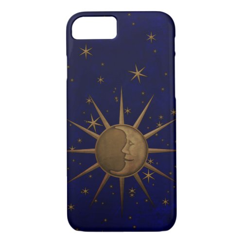 Celestial Sun Moon Starry Night iPhone 87 Case