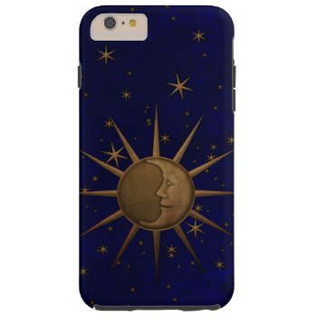 Celestial Sun Moon Starry Night Tough Iphone 6 Plus Case by Rage_Case at Zazzle