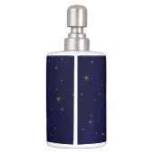 Celestial Sun Moon Starry Night Soap Dispenser & Toothbrush Holder (Back)