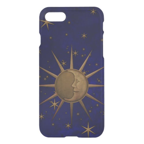 Celestial Sun Moon Starry Night iPhone SE87 Case