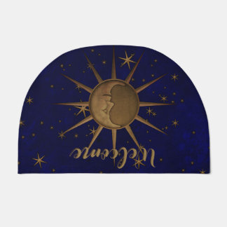 Celestial Sun Moon Stars Doormat