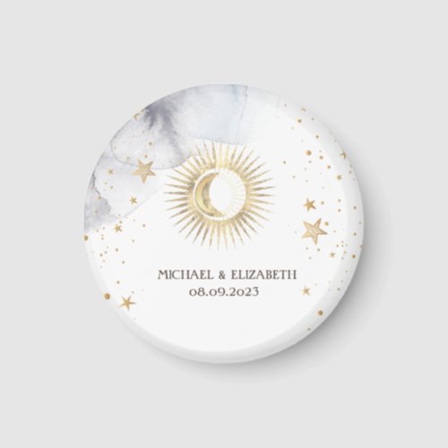 Celestial SunMoonStars  Magnet