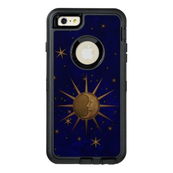 Celestial Sun Moon Stars Night Sky Eclipse Otterbox Defender Iphone Case by Rage_Case at Zazzle