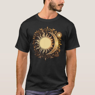 Celestial Sun Moon Yoga Meditation Zen Buddhism Sy T-Shirt