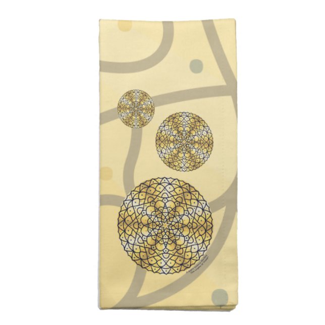 Celestial Sun Napkin (Folded)