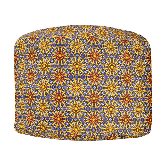 Celestial Sun Pouf (Front)