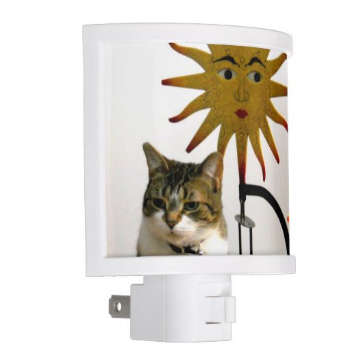 Celestial Sunshine Cat Night Light (Right)