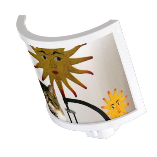 Celestial Sunshine Cat Night Light (Angled)